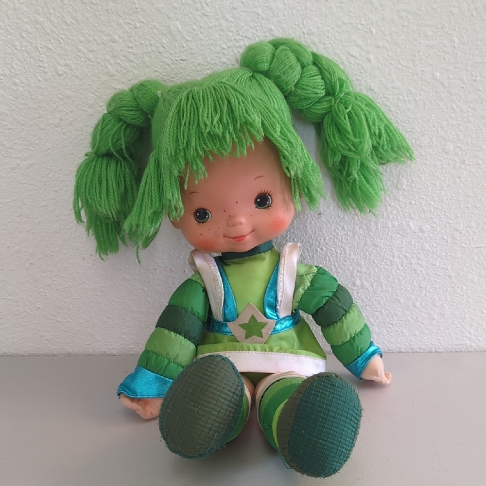 VINTAGE RAINBOW BRITE PATTY O' GREEN 18 1/2" DOLL
